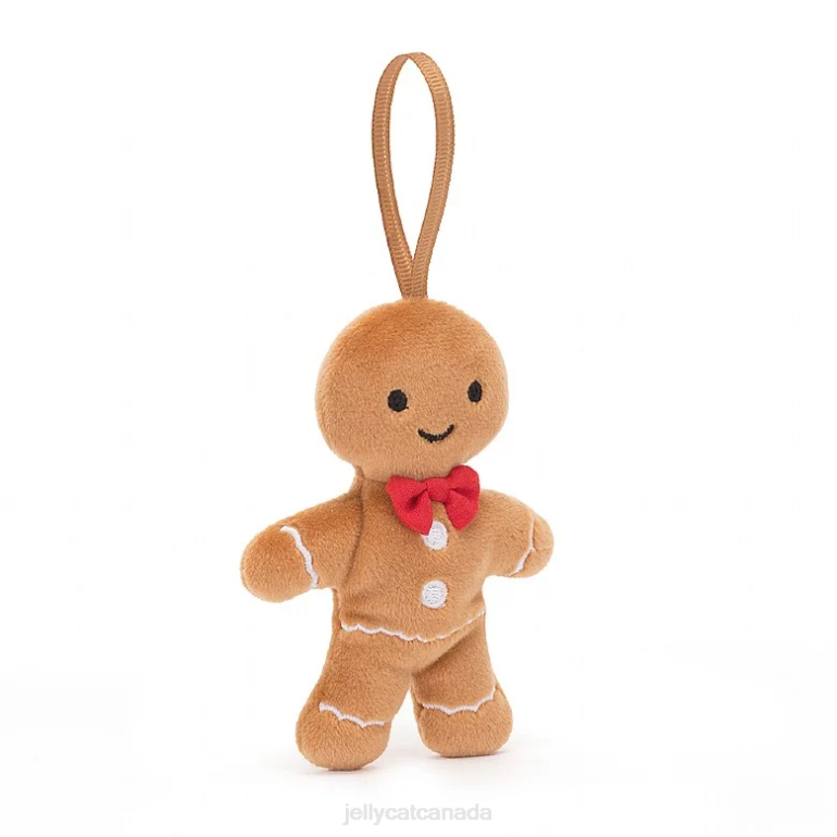 Jellycat Festive Folly Gingerbread Fred Beige BV0TH671 Toy