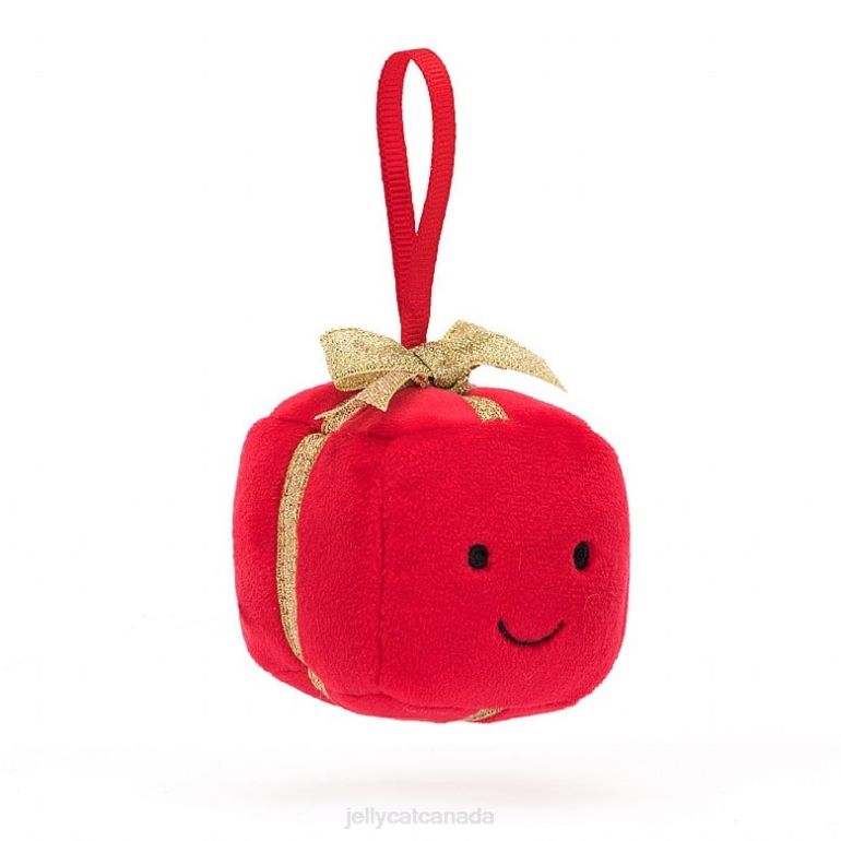 Jellycat Festive Folly Present Red BV0TH35 Toy