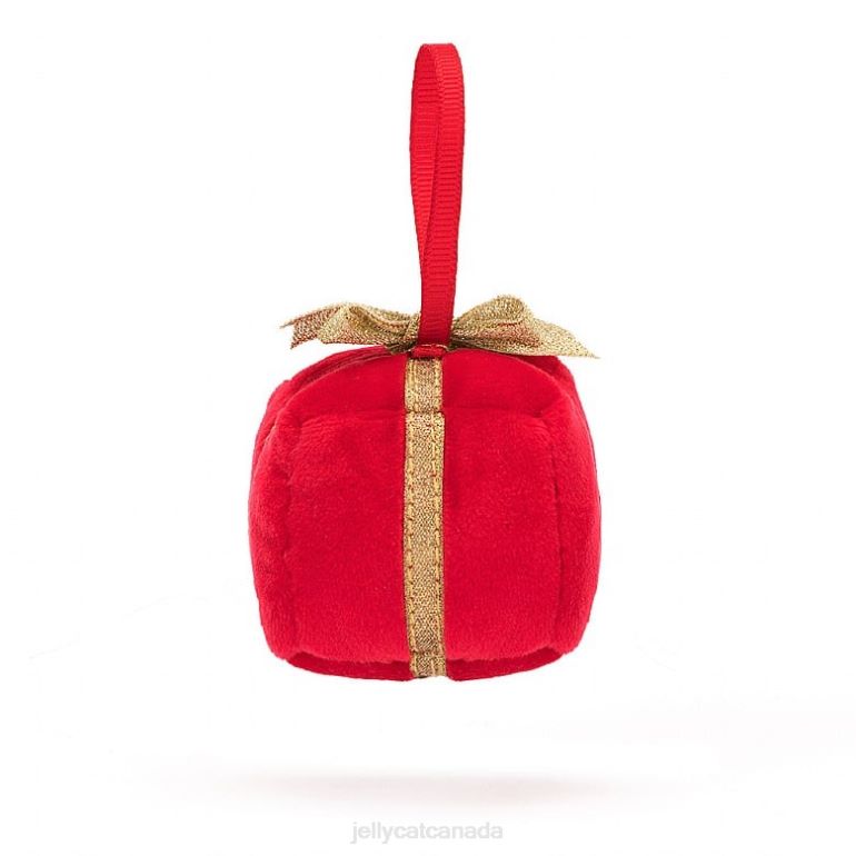 Jellycat Festive Folly Present Red BV0TH35 Toy