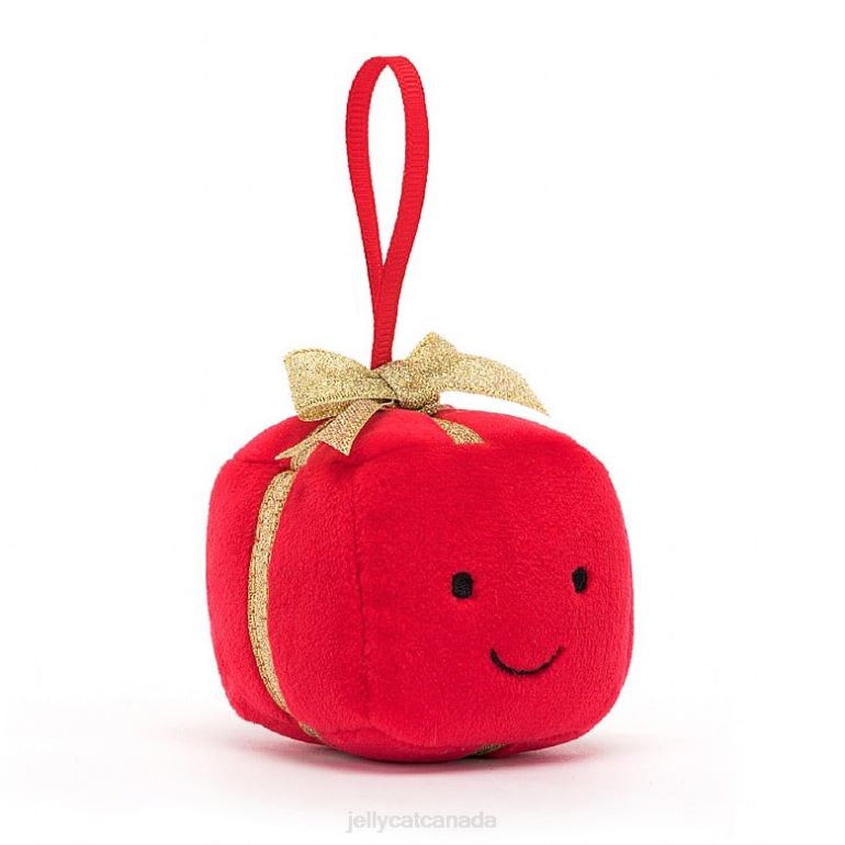 Jellycat Festive Folly Present Red BV0TH35 Toy
