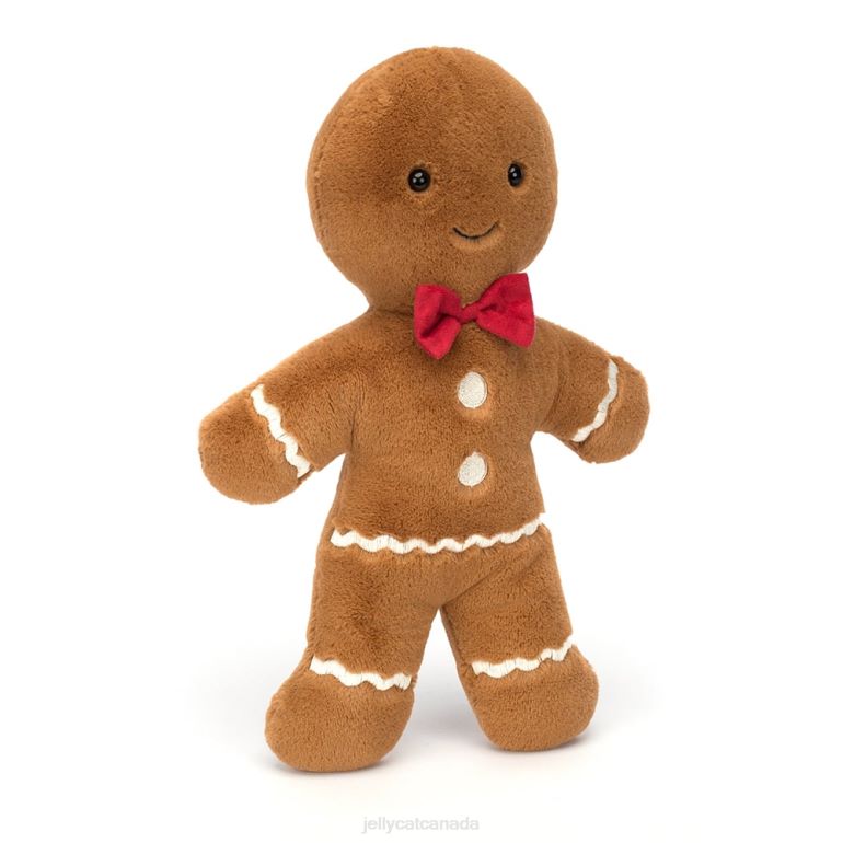 Jellycat Jolly Gingerbread Fred Huge Brown BV0TH2 Toy