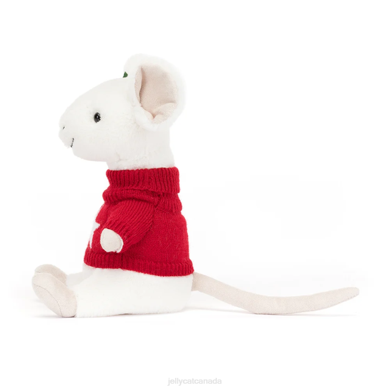 Jellycat Merry Mouse Skiing Green BV0TH233 Toy
