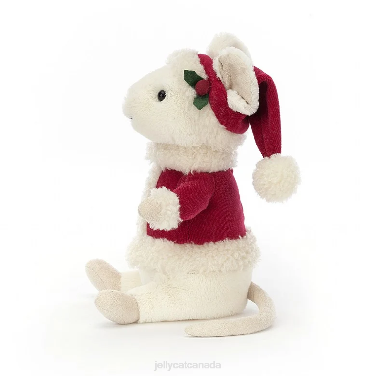 Jellycat Merry Mouse Skiing Green BV0TH233 Toy