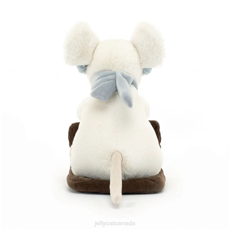 Jellycat Merry Mouse Sleighing Cream BV0TH186 Toy