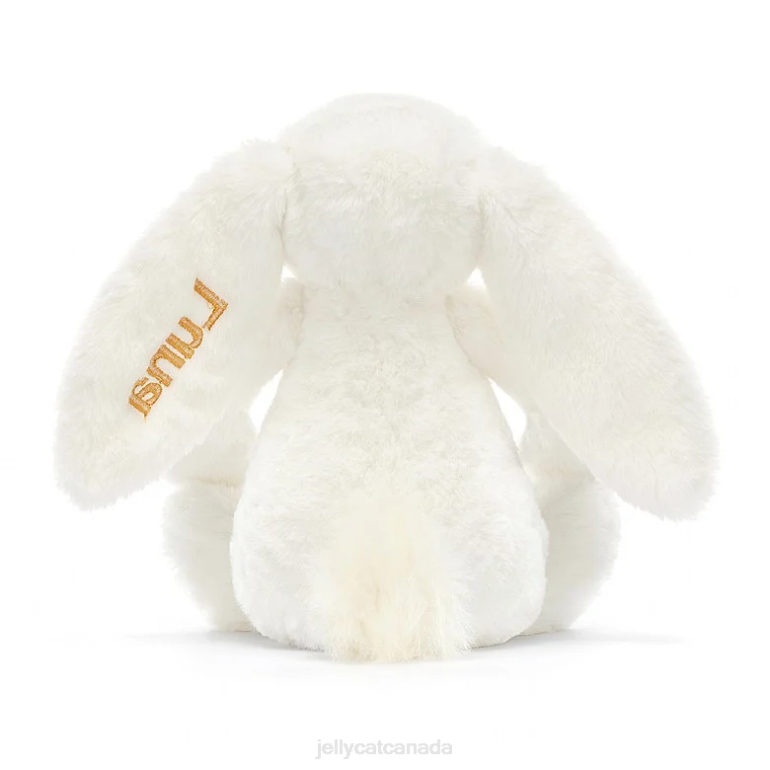 Jellycat Personalised Bashful Luxe Bunny Luna Medium White BV0TH228 Toy