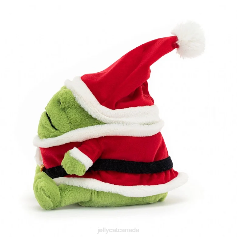 Jellycat Santa Ricky Rain Frog Green BV0TH60 Toy