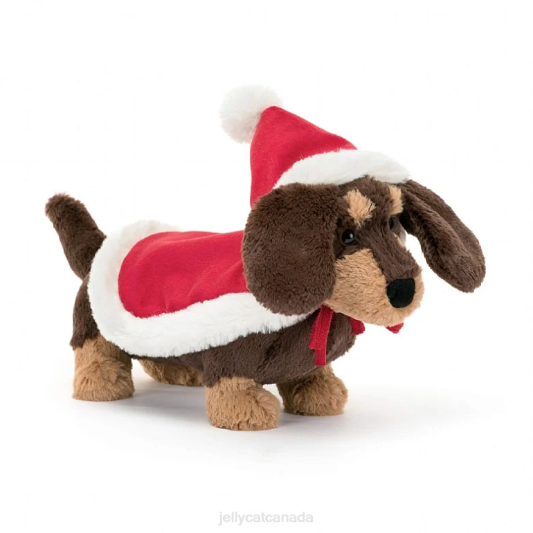 Jellycat Winter Warmer Otto Sausage Dog Brown BV0TH29 Toy