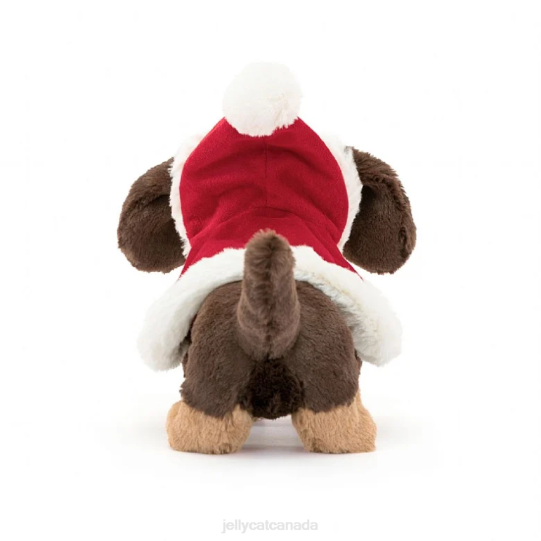 Jellycat Winter Warmer Otto Sausage Dog Brown BV0TH29 Toy