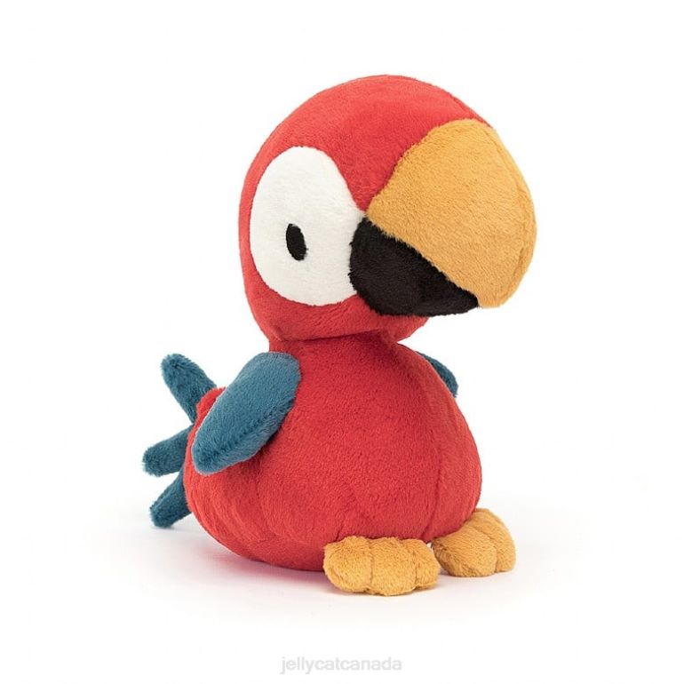 Jellycat Bodacious Beak Parrot Red BV0TH252 Toy