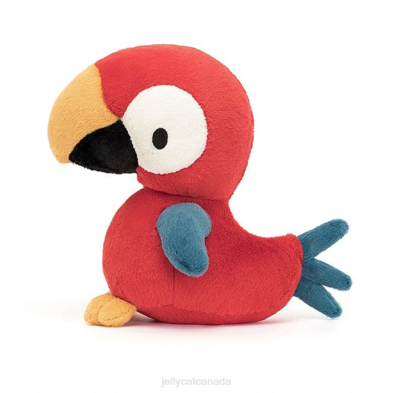 Jellycat Bodacious Beak Parrot Red BV0TH252 Toy