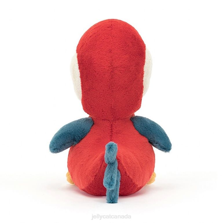 Jellycat Bodacious Beak Parrot Red BV0TH252 Toy
