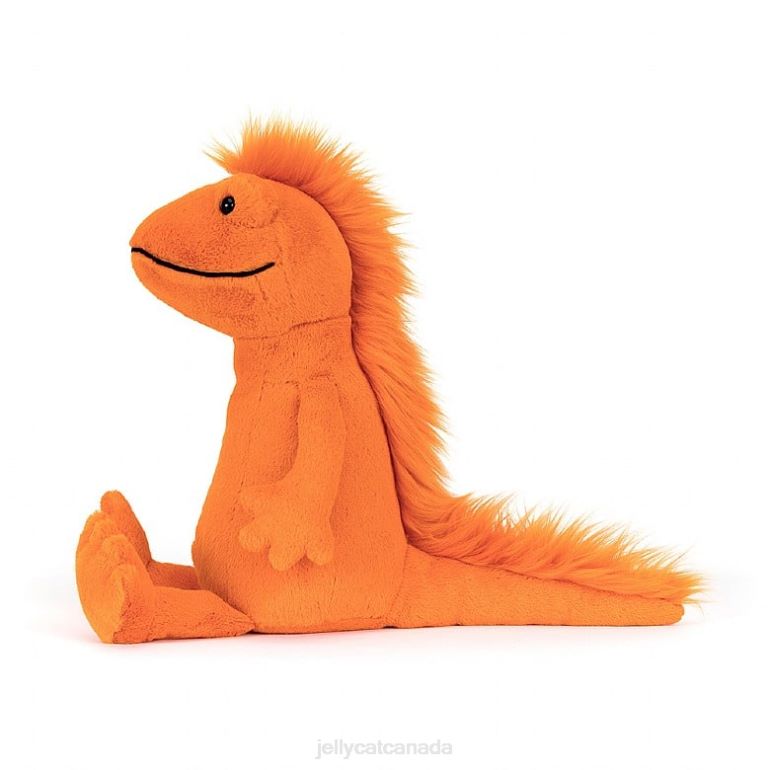 Jellycat Cruz Crested Newt Orange BV0TH350 Toy