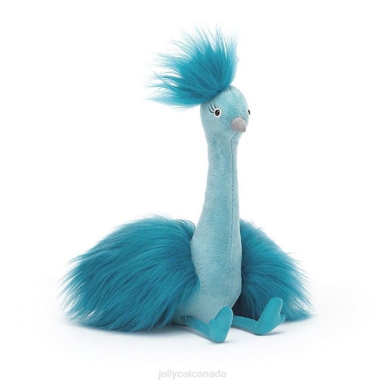 Jellycat Fou Fou Peacock Blue BV0TH341 Toy