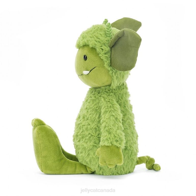 Jellycat Grizzo Gremlin Green BV0TH153 Toy