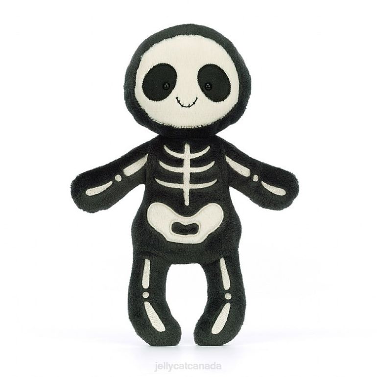 Jellycat Skeleton Bob Black and White BV0TH109 Toy