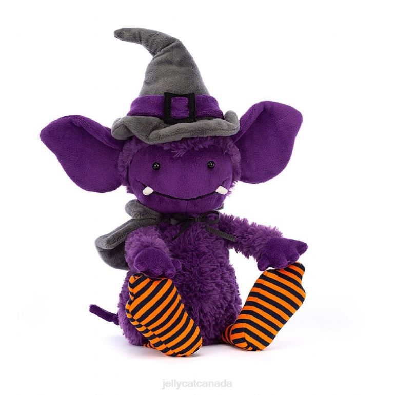 Jellycat Spooky Greta Gremlin Purple BV0TH380 Toy