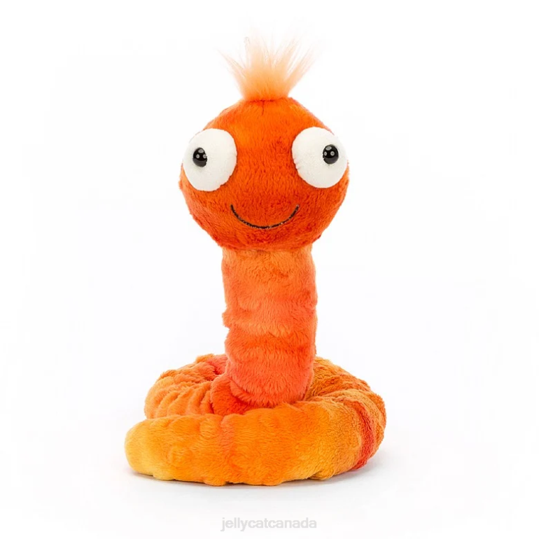 Jellycat Winston Worm Orange BV0TH121 Toy