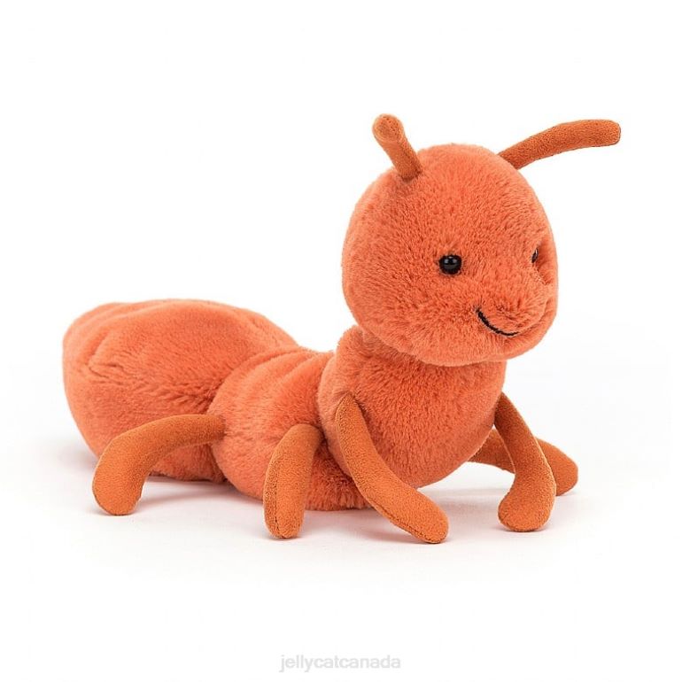 Jellycat Wriggidig Ant Orange BV0TH297 Toy