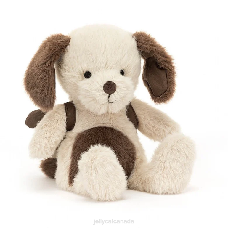 Jellycat Backpack Puppy Brown and White BV0TH569 Toy