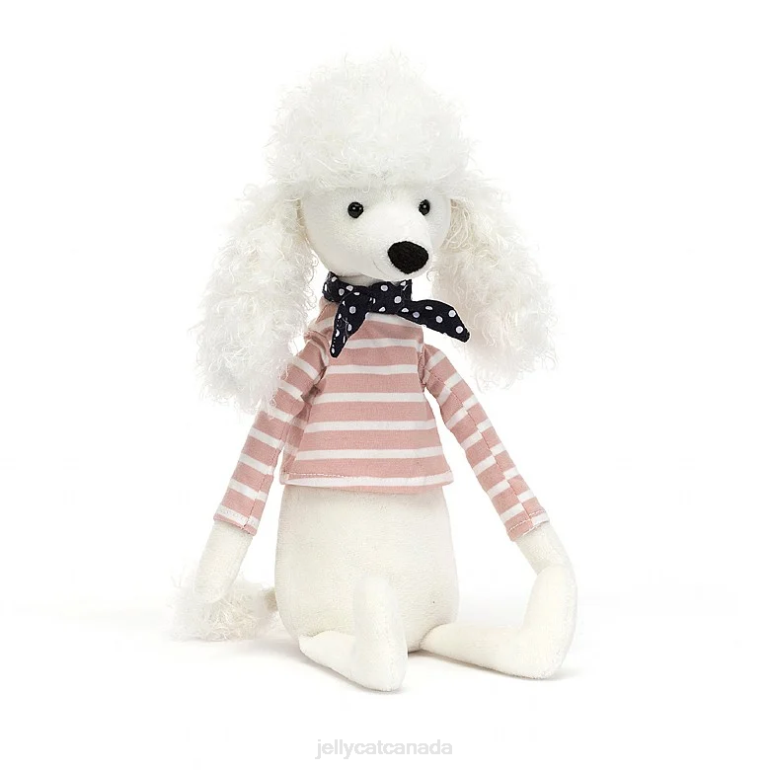 Jellycat Beatnik Buddy Poodle Cream BV0TH239 Toy