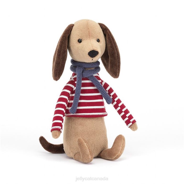 Jellycat Beatnik Buddy Sausage Dog Tan BV0TH181 Toy