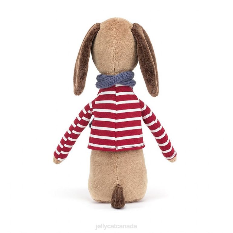 Jellycat Beatnik Buddy Sausage Dog Tan BV0TH181 Toy