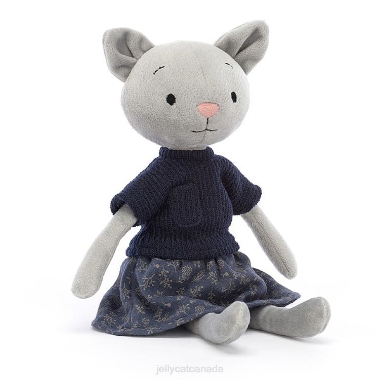 Jellycat Coquette Cutie Cat Grey BV0TH584 Toy