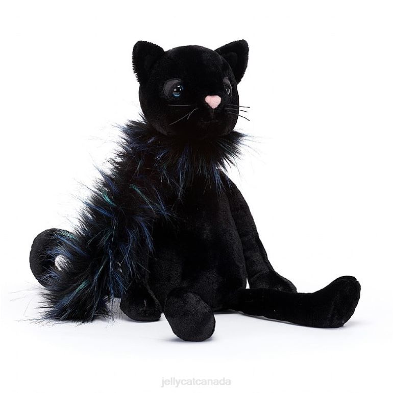 Jellycat Glamorama Cat Black BV0TH404 Toy