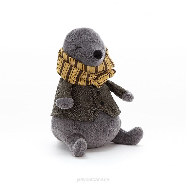 Jellycat Riverside Rambler Mole Grey BV0TH489 Toy