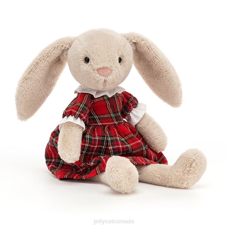 Jellycat Tartan Lottie Bunny Red BV0TH168 Toy