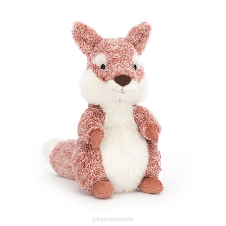 Jellycat Ambrosie Fox Brown and White BV0TH408 Toy