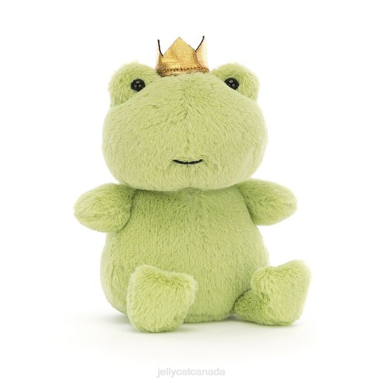 Jellycat Crowning Croaker Frog Green BV0TH25 Toy