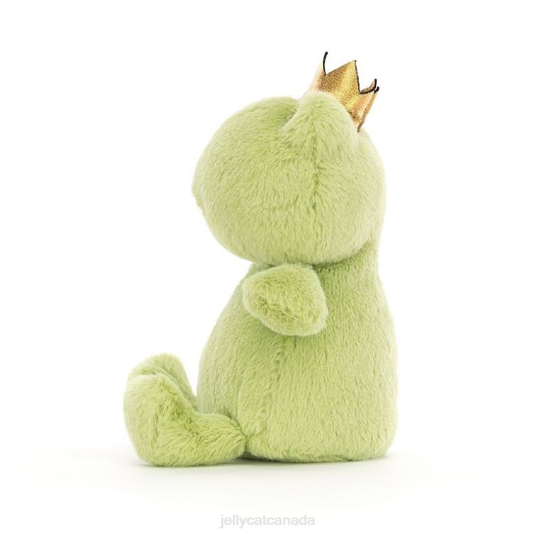 Jellycat Crowning Croaker Frog Green BV0TH25 Toy