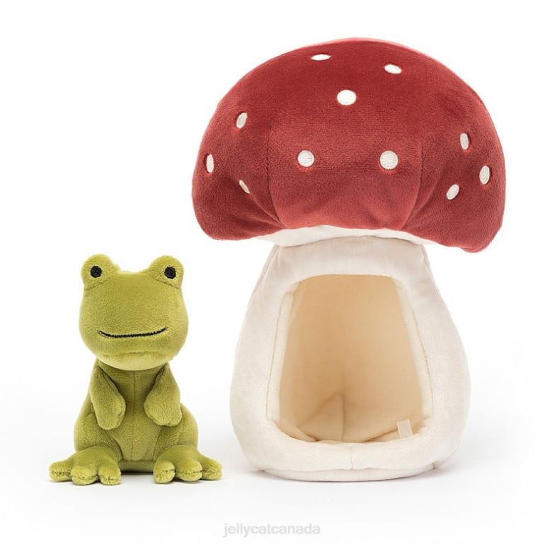 Jellycat Forest Fauna Frog Green BV0TH143 Toy