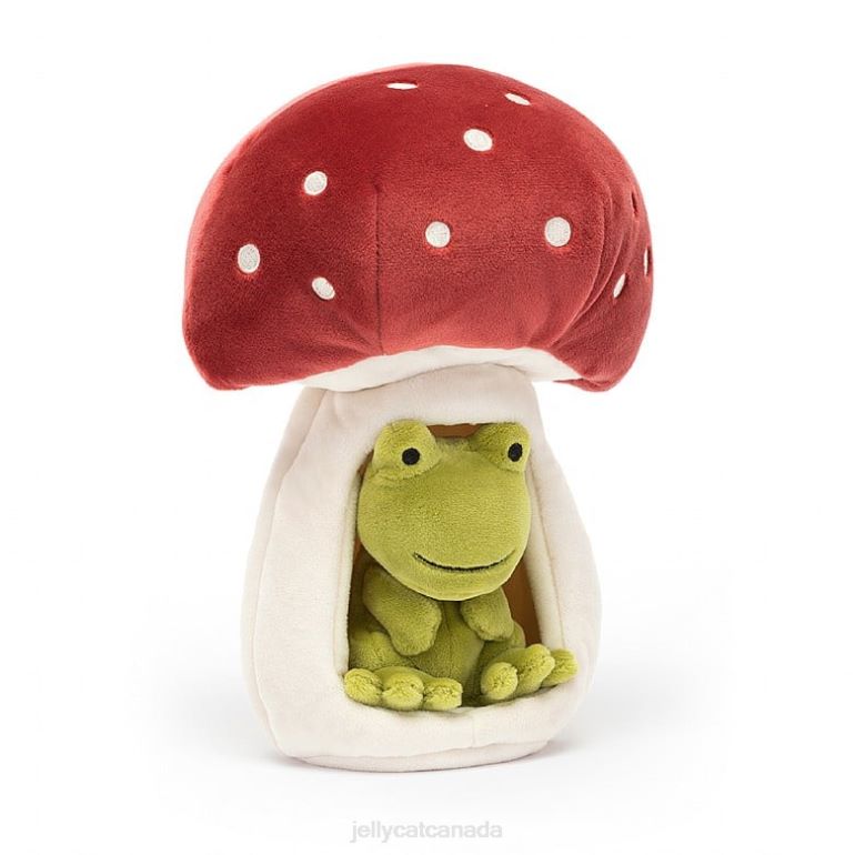 Jellycat Forest Fauna Frog Green BV0TH143 Toy