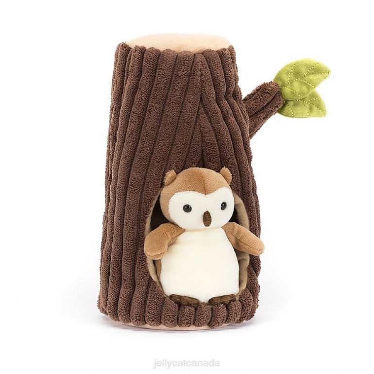 Jellycat Forest Fauna Owl Brown and White BV0TH255 Toy