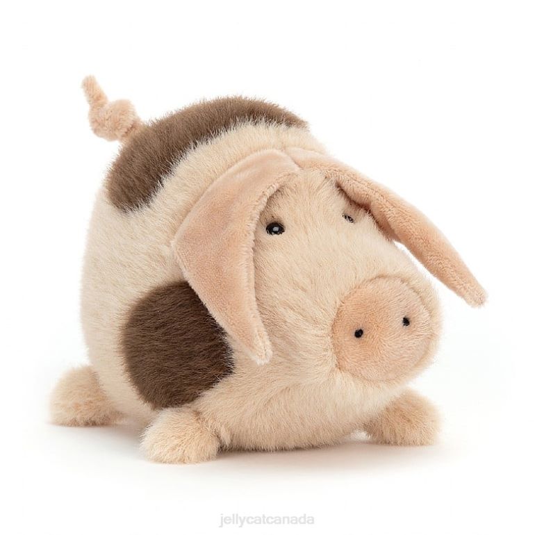 Jellycat Higgledy Piggledy Old Spot Brown and White BV0TH360 Toy