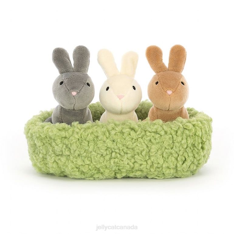Jellycat Nesting Bunnies Multi-colour BV0TH643 Toy