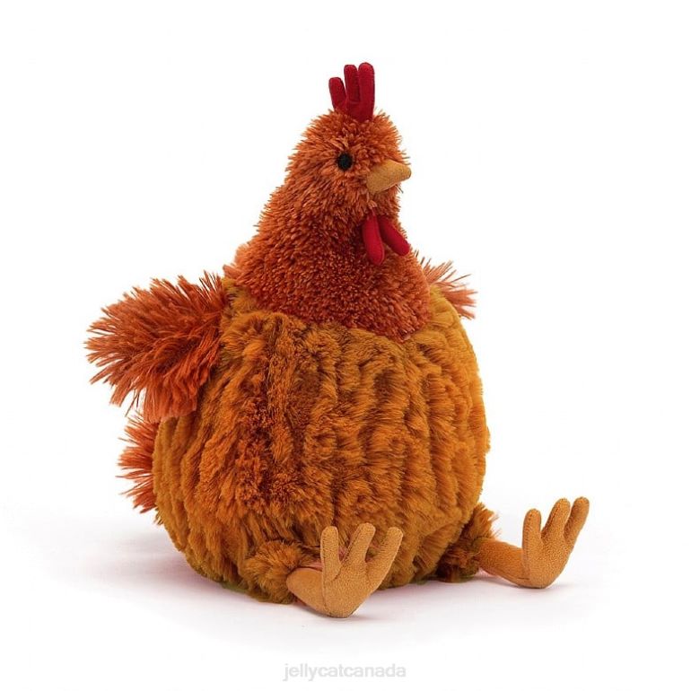 Jellycat Cecile Chicken Brown BV0TH36 Toy