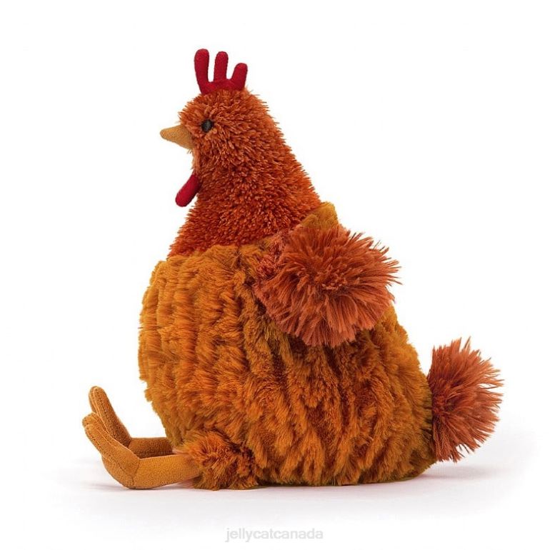 Jellycat Cecile Chicken Brown BV0TH36 Toy