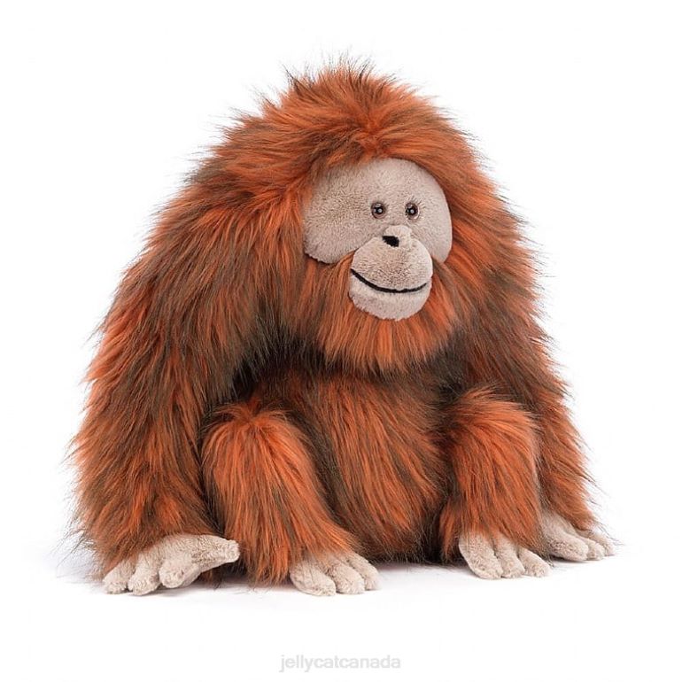 Jellycat Oswald Orangutan Orange BV0TH361 Toy