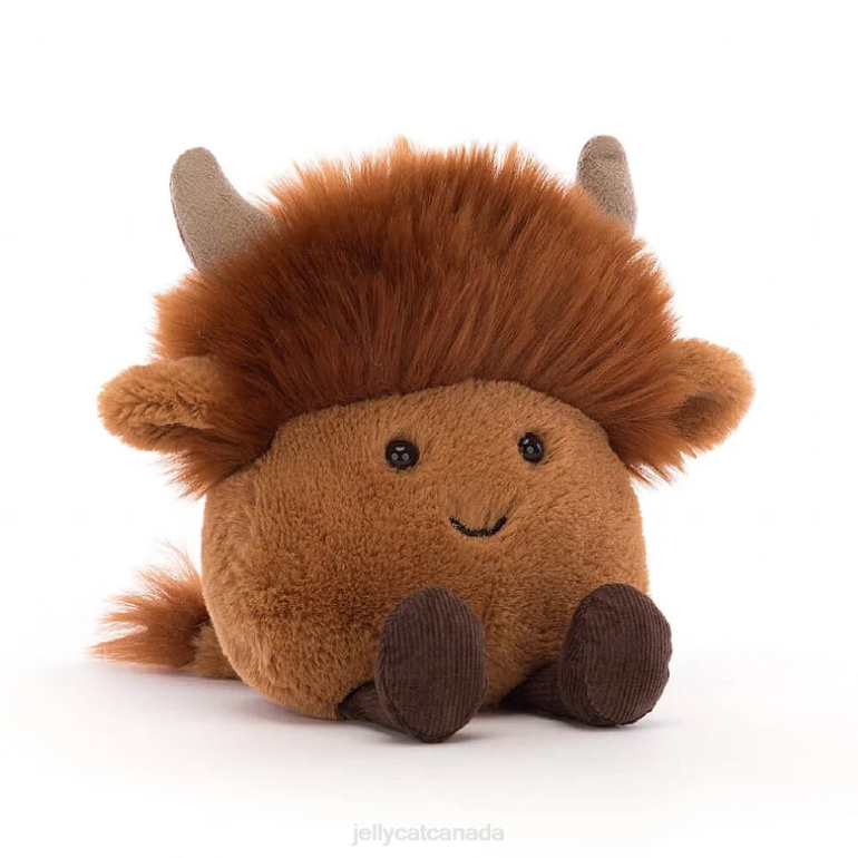 Jellycat Amuseabean Highland Cow Brown BV0TH82 Toy