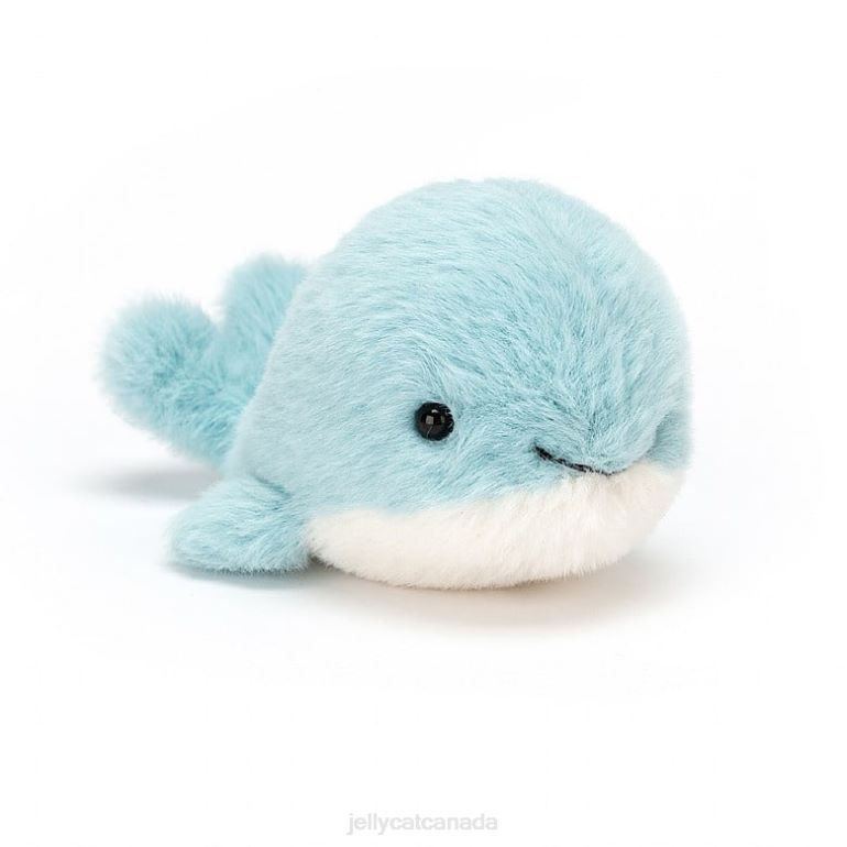 Jellycat Fluffy Whale Blue BV0TH625 Toy
