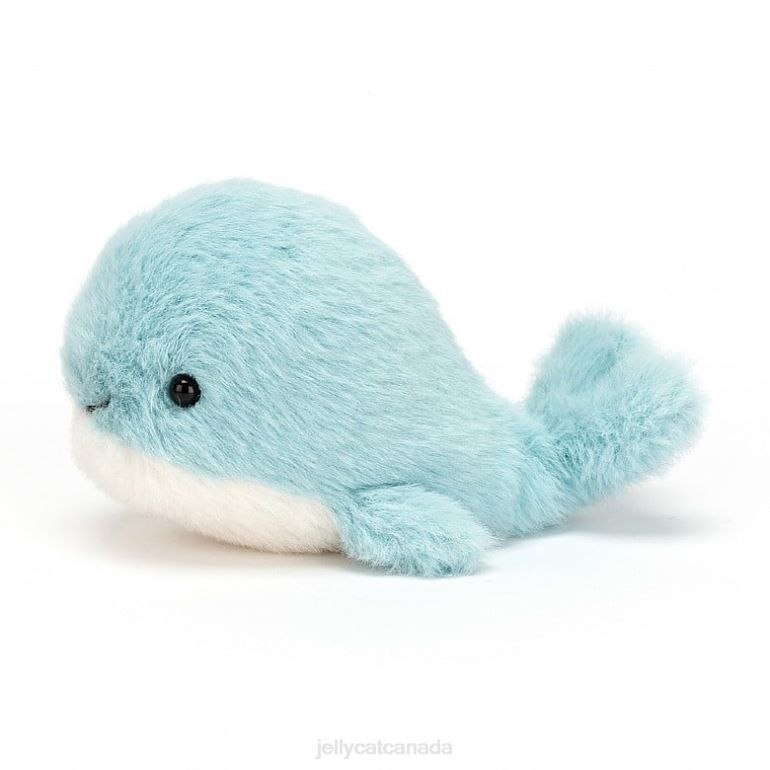 Jellycat Fluffy Whale Blue BV0TH625 Toy