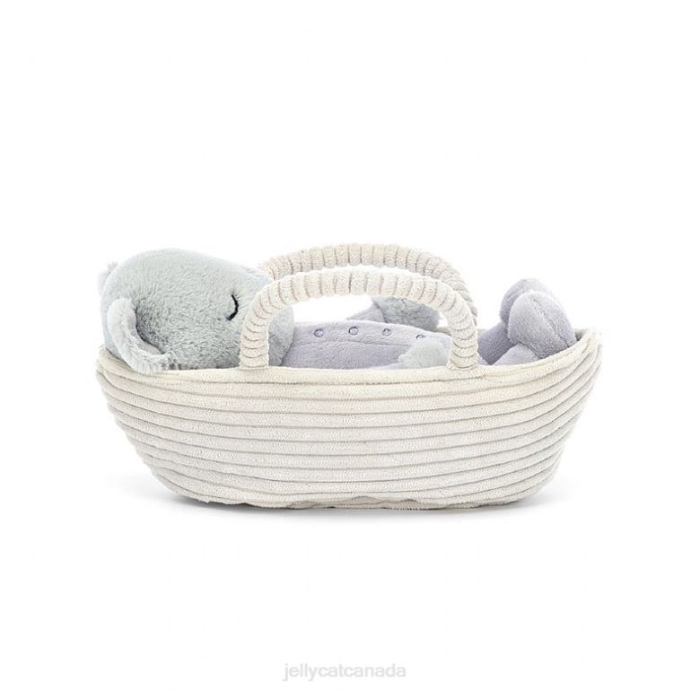 Jellycat Rock-a-Bye Kitten Grey BV0TH407 Toy