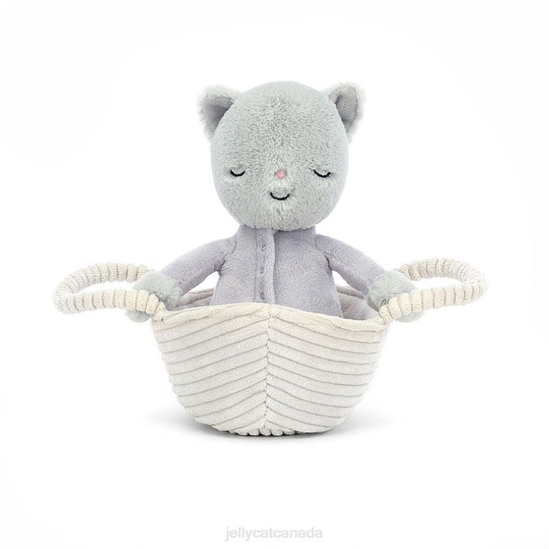 Jellycat Rock-a-Bye Kitten Grey BV0TH407 Toy