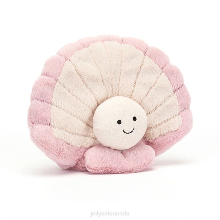 Jellycat Clemmie Clam Beige BV0TH113 Toy