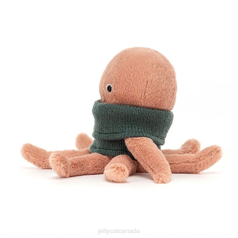 Jellycat Cozy Crew Octopus Apricot BV0TH231 Toy