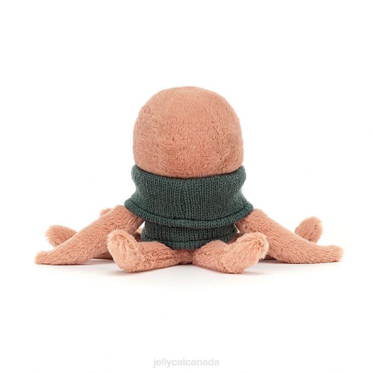 Jellycat Cozy Crew Octopus Apricot BV0TH231 Toy