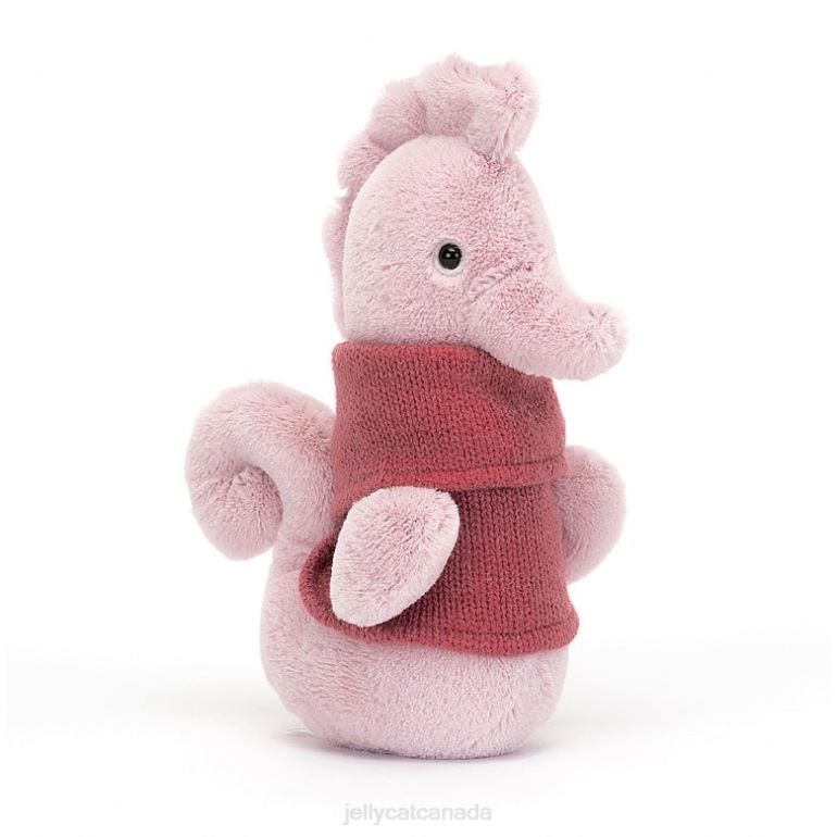 Jellycat Cozy Crew Seahorse Lilac BV0TH204 Toy